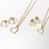 Love: Vermeil Heart Necklace