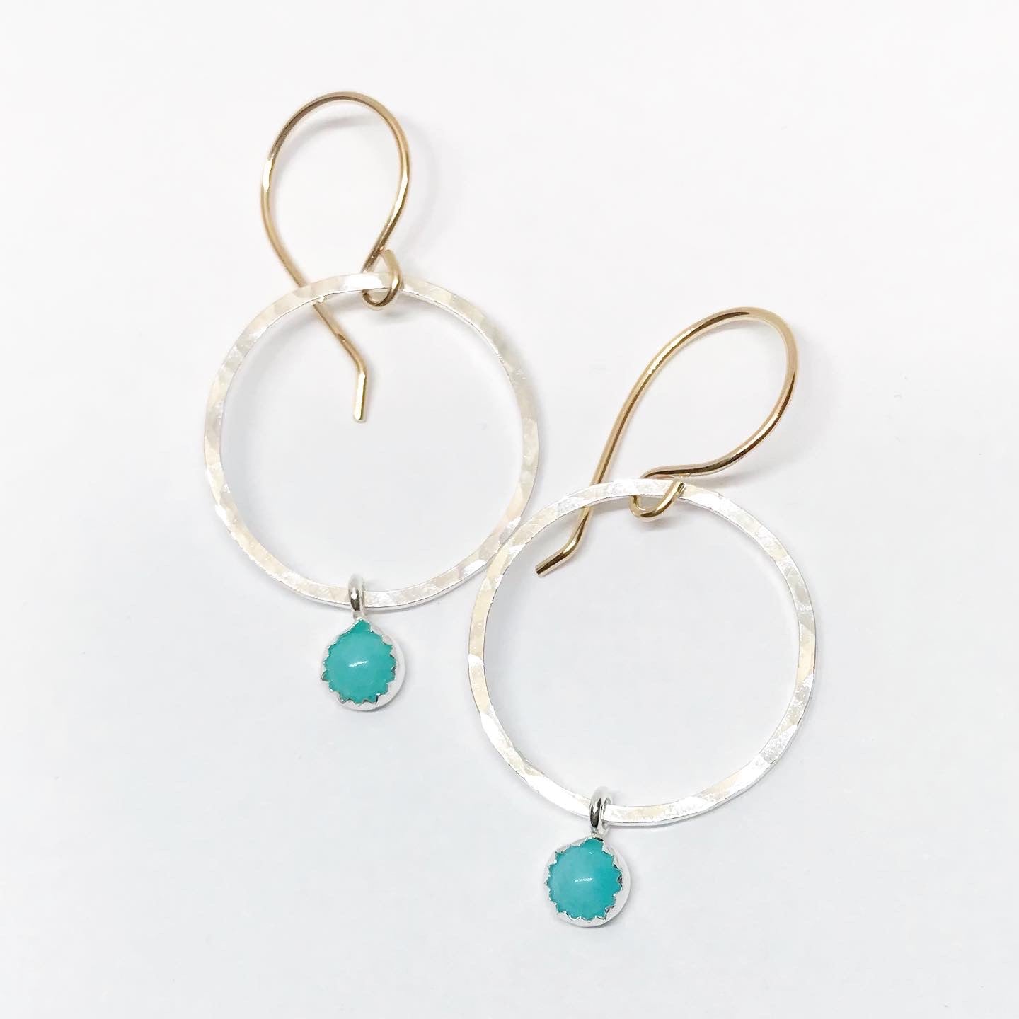 All You Need: Sterling Silver and 14/20 Gold-filled Earrings with gems