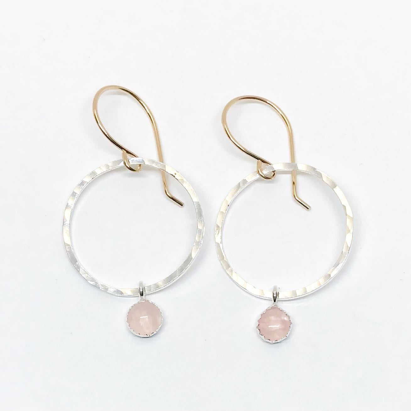 All You Need: Sterling Silver and 14/20 Gold-filled Earrings with gems