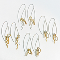 Buoys: Sterling Silver + 14/20 Gold-filled Earrings