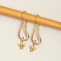 Honey Bees: 14/20 Gold-filled earrings with bee charm