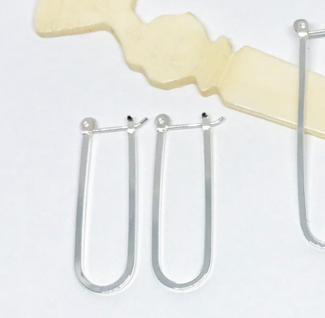 Upwards: Sterling Silver Earrings