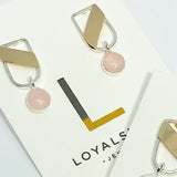 Medals: Sterling Silver, 14/20 Gold-filled Earrings with semi precious gemstones