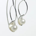 Reveal: Sterling Silver Earrings with Fresh Water Pearl