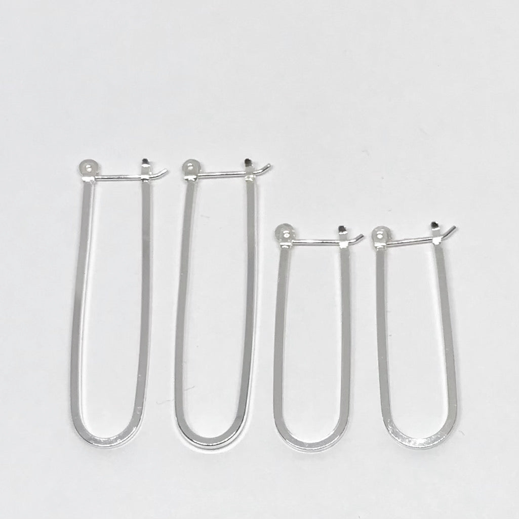 Upwards: Sterling Silver Earrings