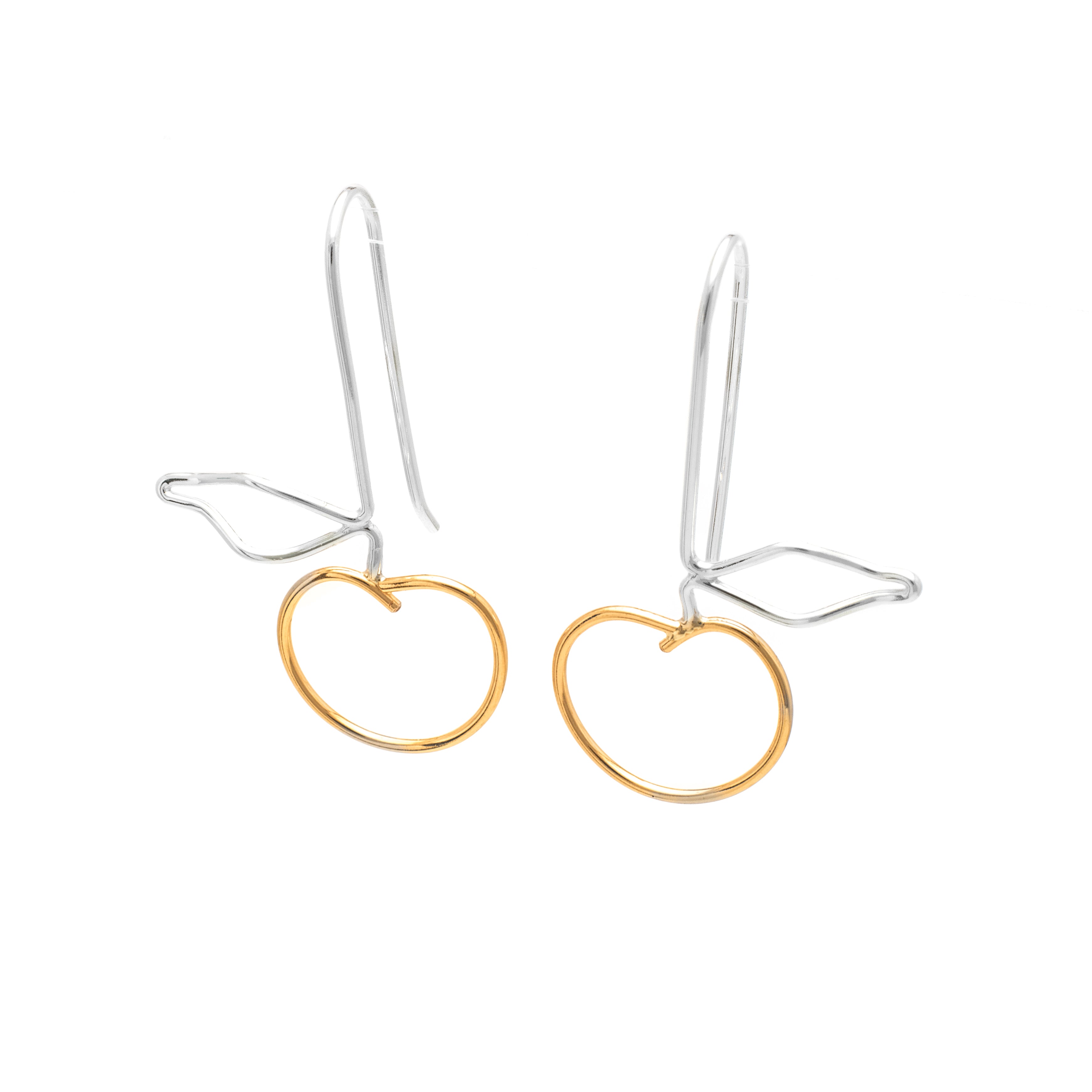 Fruit: Sterling Silver & 14/20 Gold-filled Earrings