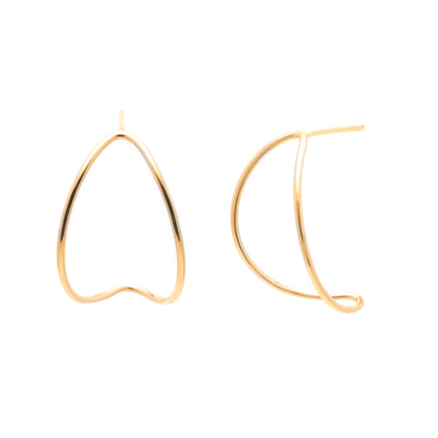 Wedges, Large: 14/20 Goldfill Earrings