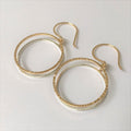 Business Circles: Large Size, 14/20 Gold-filled and Sterling Silver Earrings
