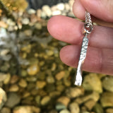 Worn Pillar: Sterling Silver Necklace