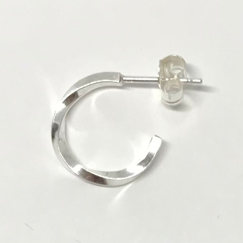 Do The Twist: Sterling Silver Hoop Earrings