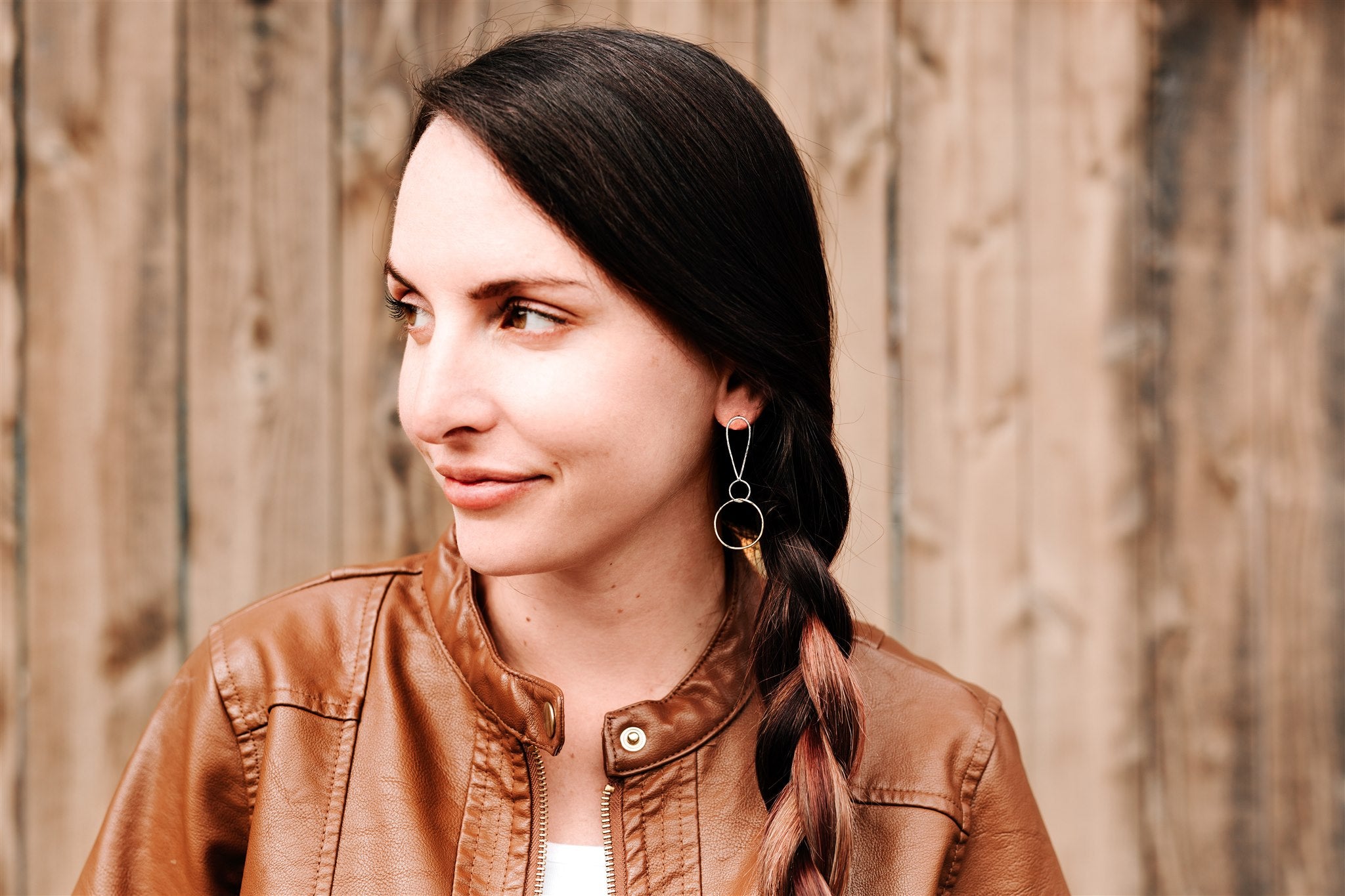 Exclamations: Small or Large, Sterling Silver & 14/20 Gold-filled Earrings