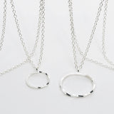 Resilience: Sterling Silver Necklace, small or large pendant
