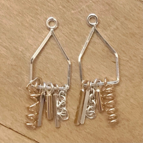Unpack: Sterling Silver and 14/20 Gold-filled earrings